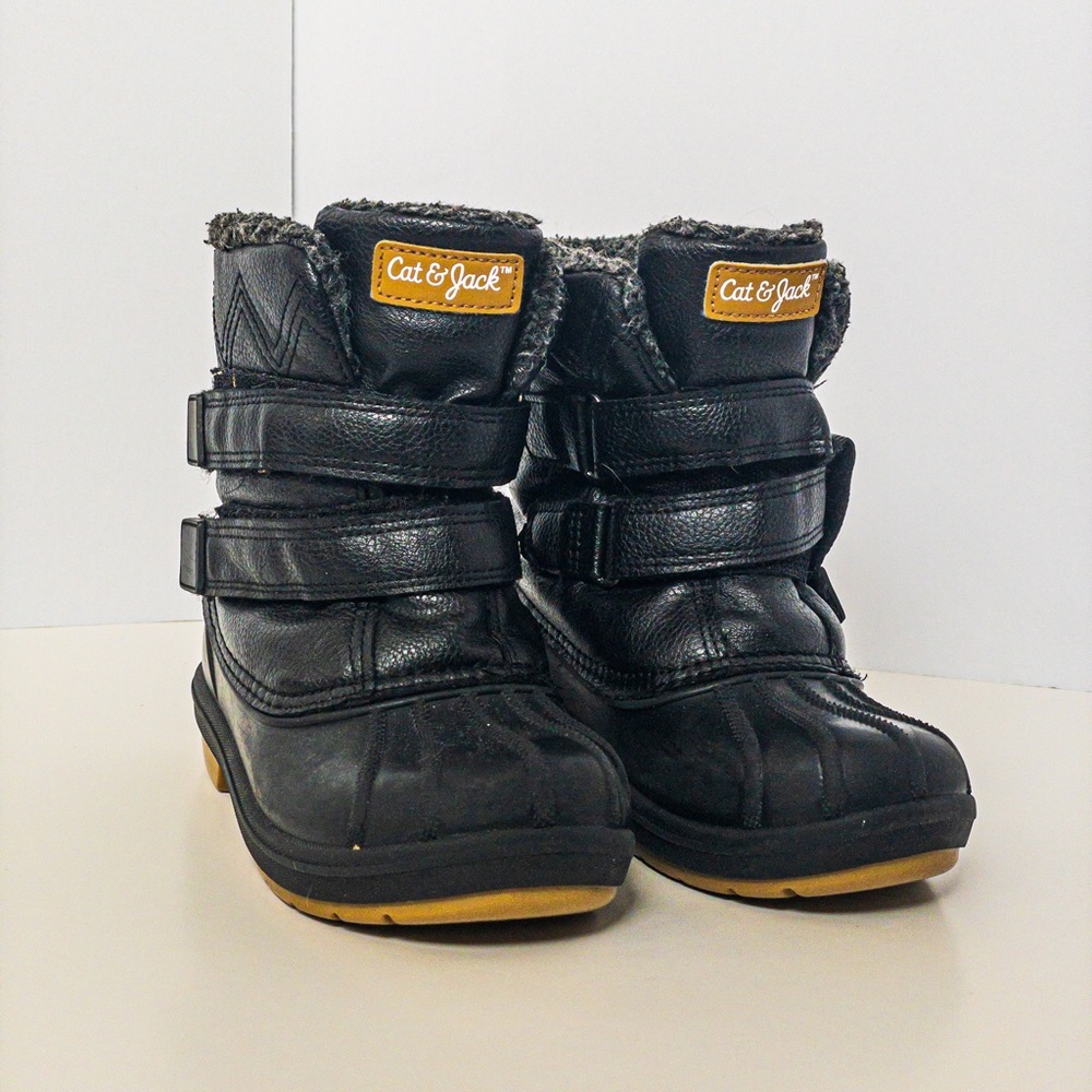 Toddler Denver Winter Boots - Black, sz 12 - Cat & Jack
